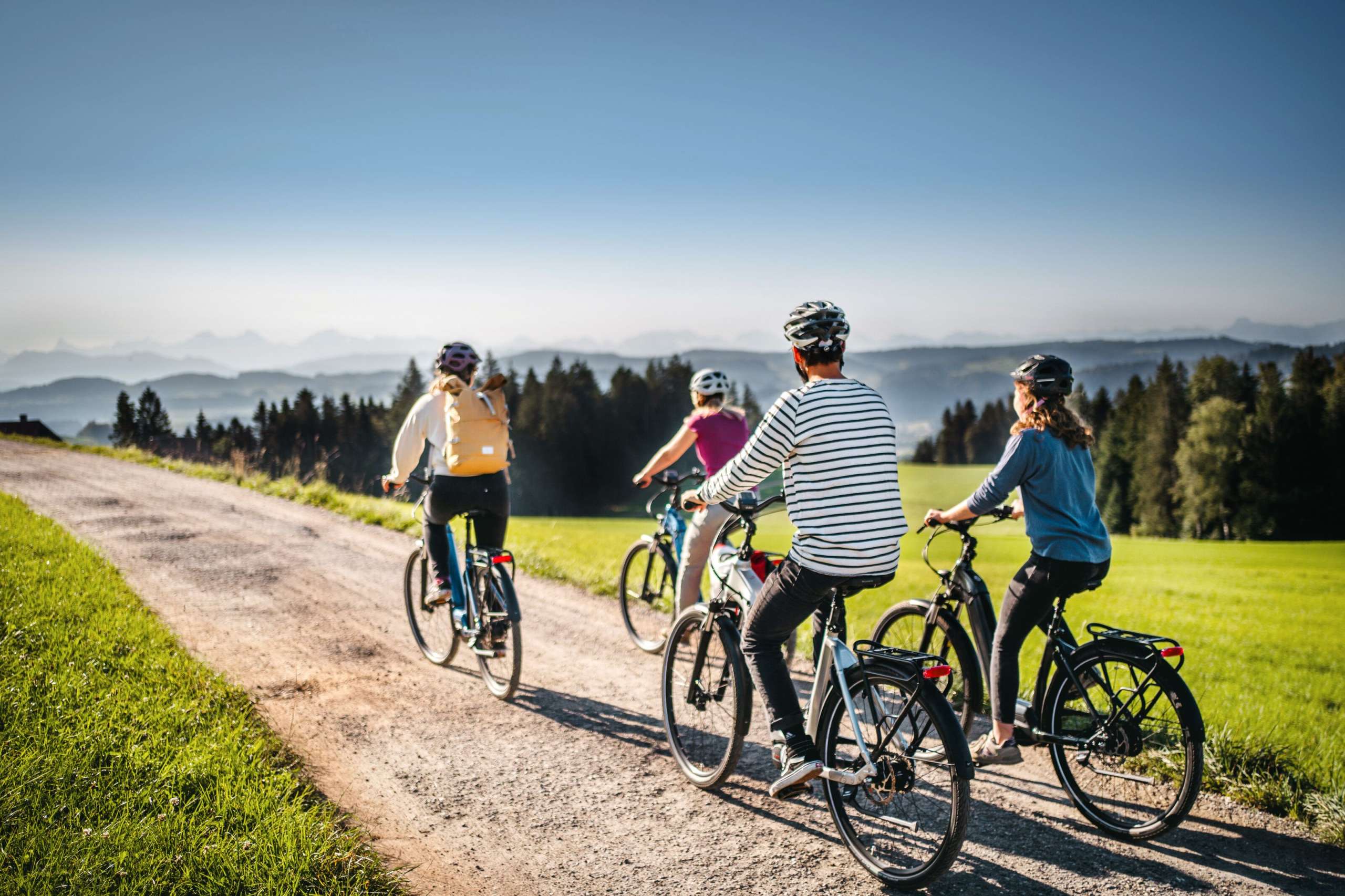 grüne Wiese, Hügu Himu, Alpen, E-Bike Tour, Emmental